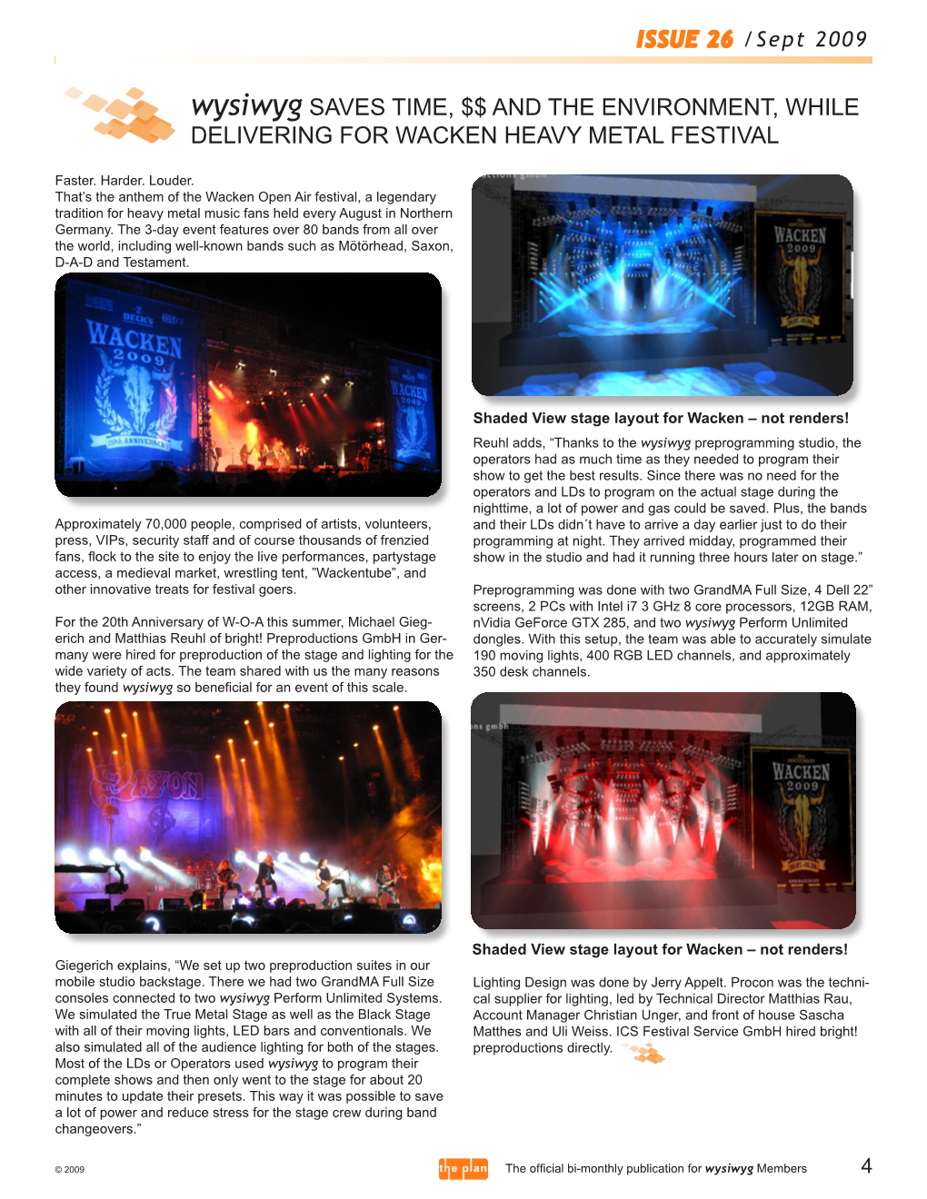 Wysiwyg Saves Time, $$ and the Environment, While Delivering for Wacken Heavy Metal Festival