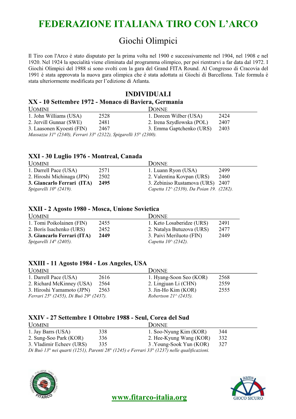 Federazione Italiana Tiro Con L'arco