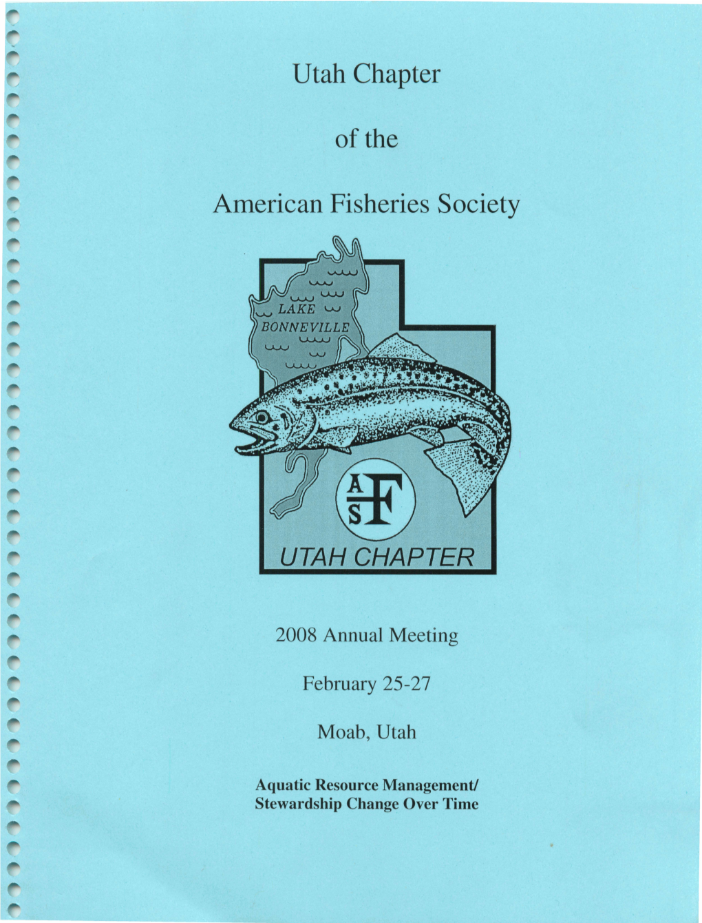 Utah Chapter of the American Fisheries Society
