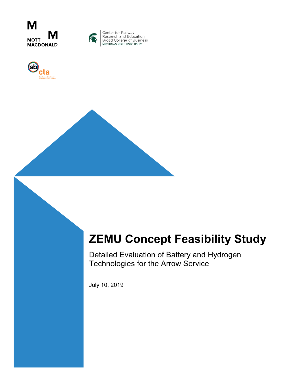 ZEMU Concept Feasibility Study Detailed Evaluation of Battery and Hydrogen Technologies for the Arrow Service