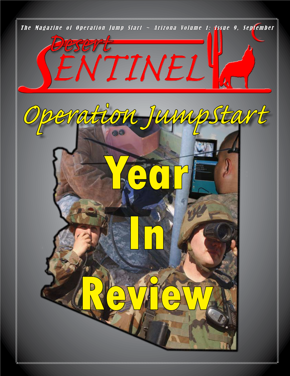 The Magazine of Operation Jump Start ~ Arizona Volume 1: Issue 9, September