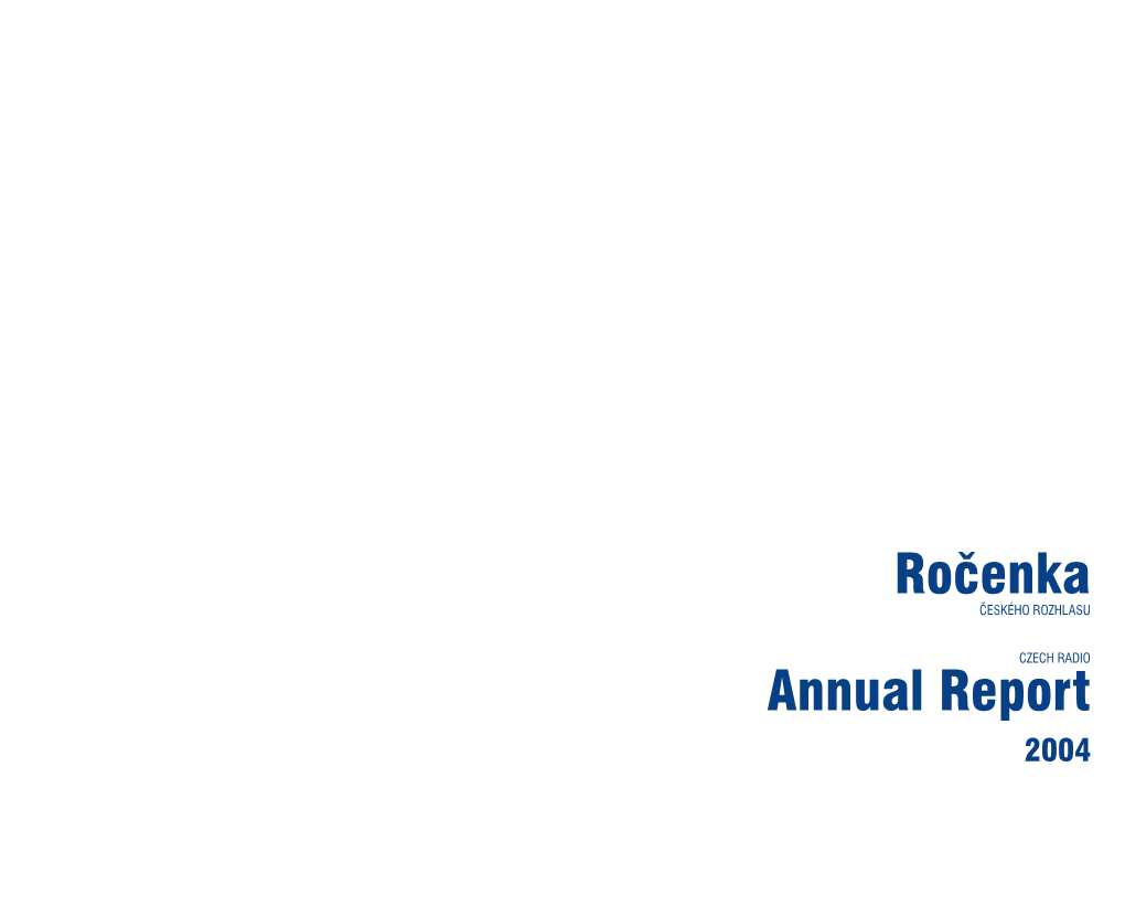 Ročenka Annual Report