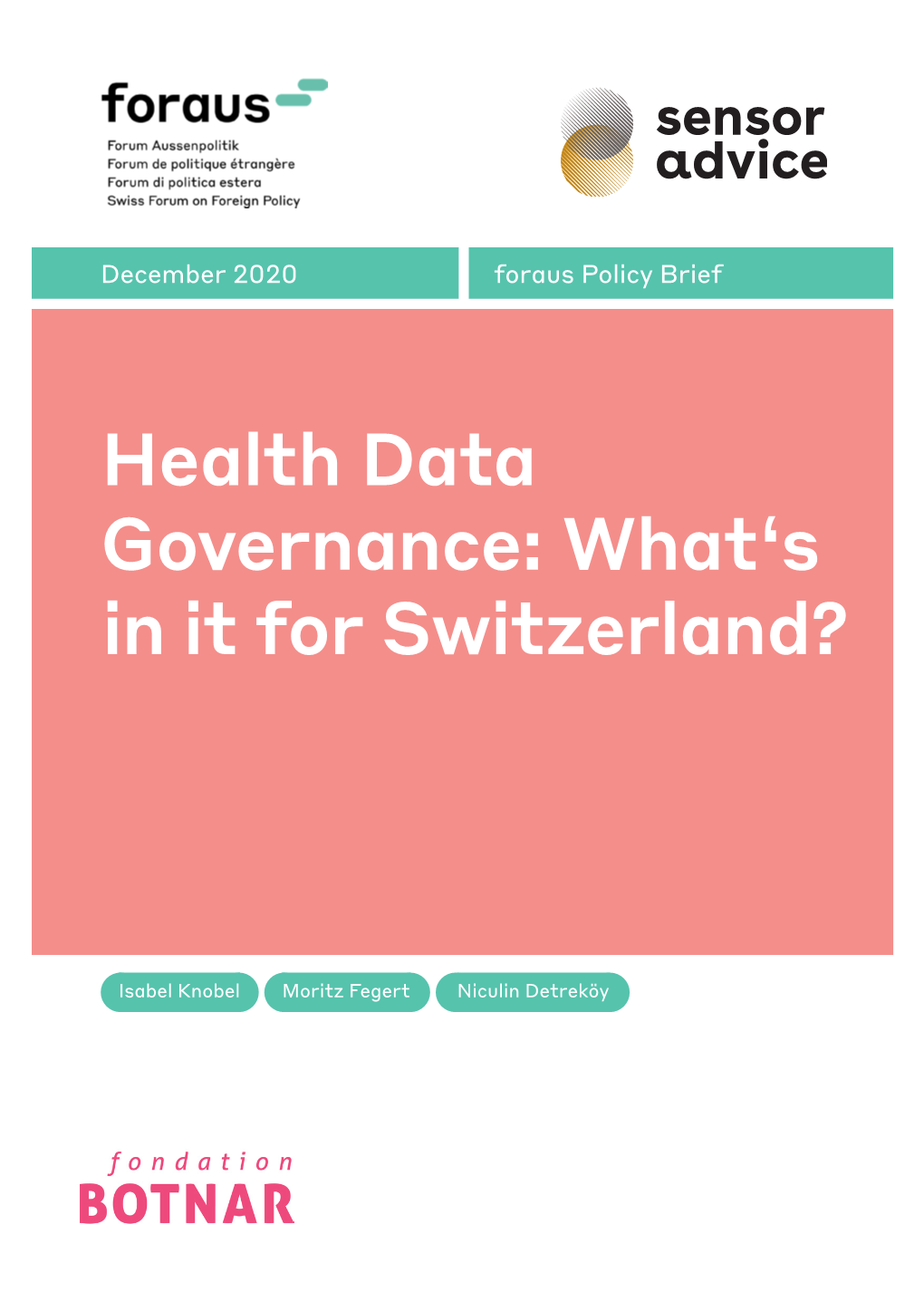 What's in It for Switzerland?