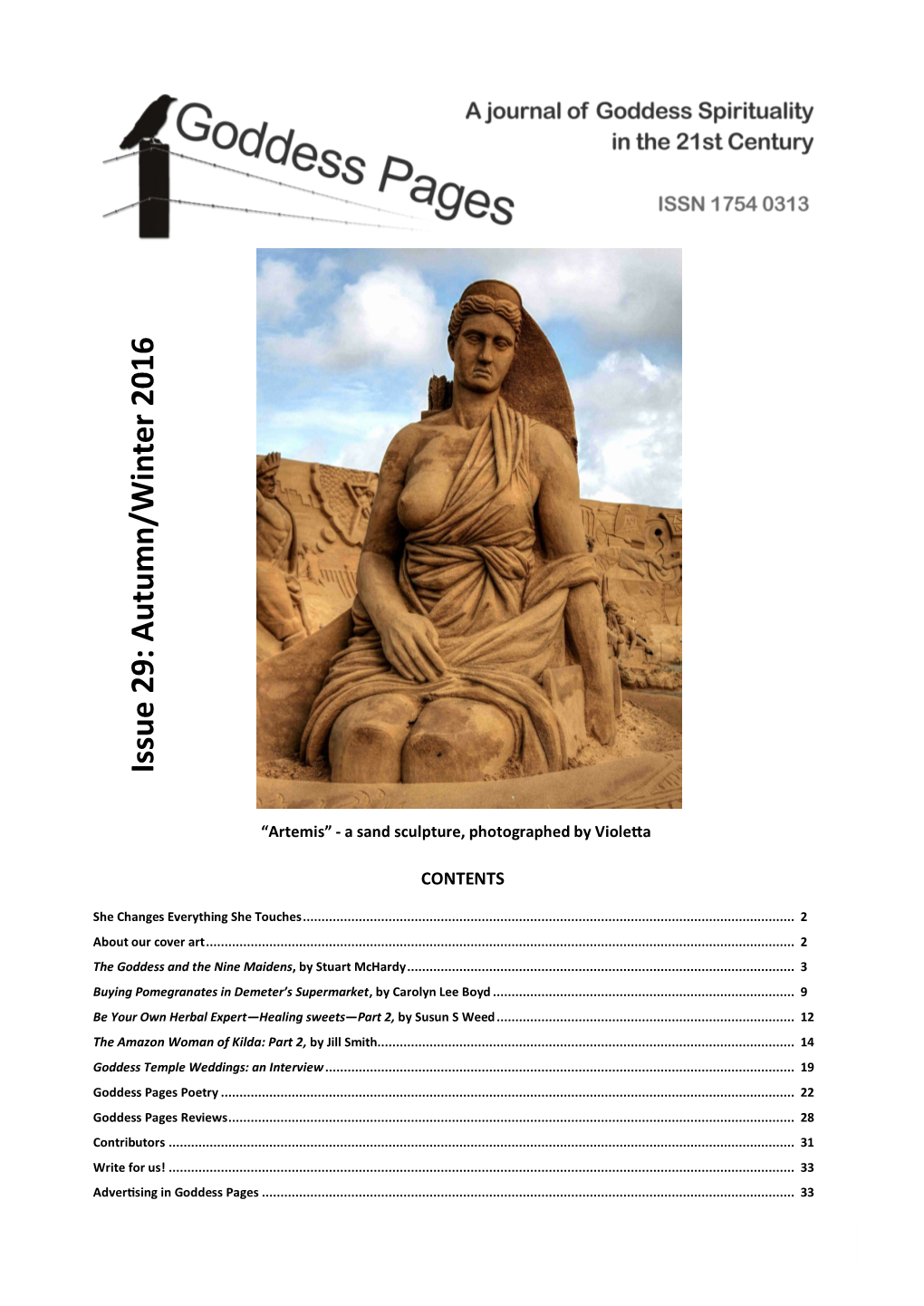 Goddess Pages! a Journal of Goddess Spirituality in the 21St Century