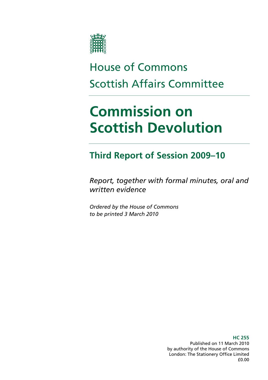 Commission on Scottish Devolution
