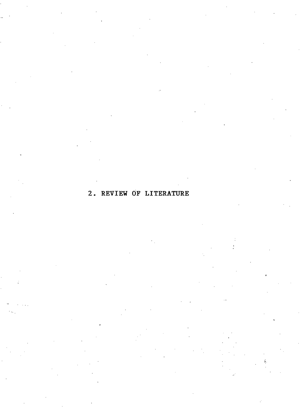 2. Review of Literature
