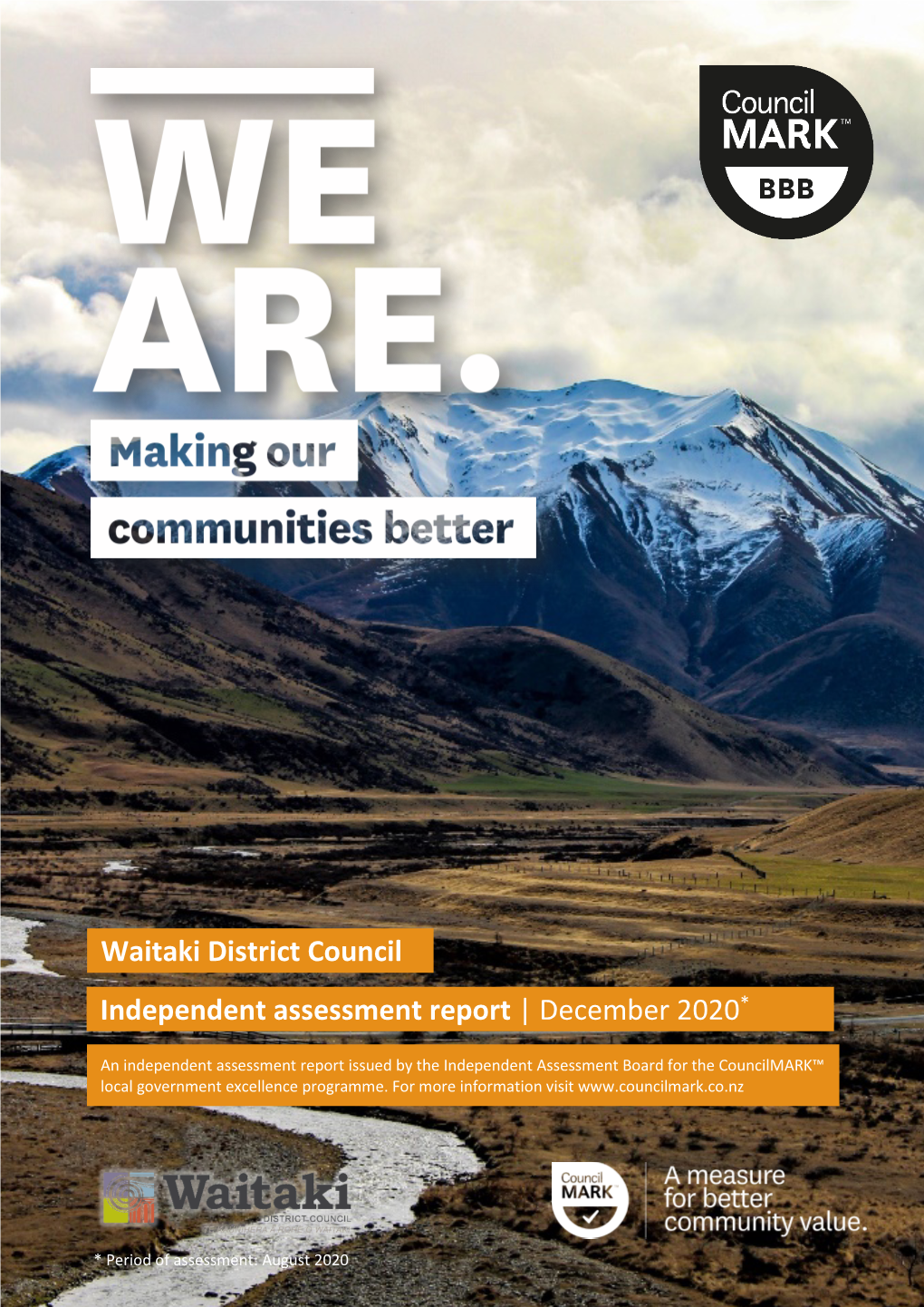 Waitaki District Council Independent Assessment Report | December 2020*