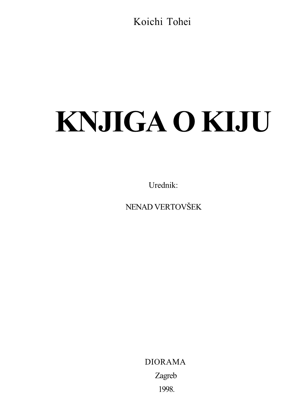 Knjiga O Kiju