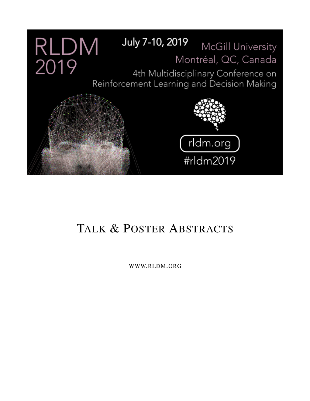 Talk & Poster Abstracts