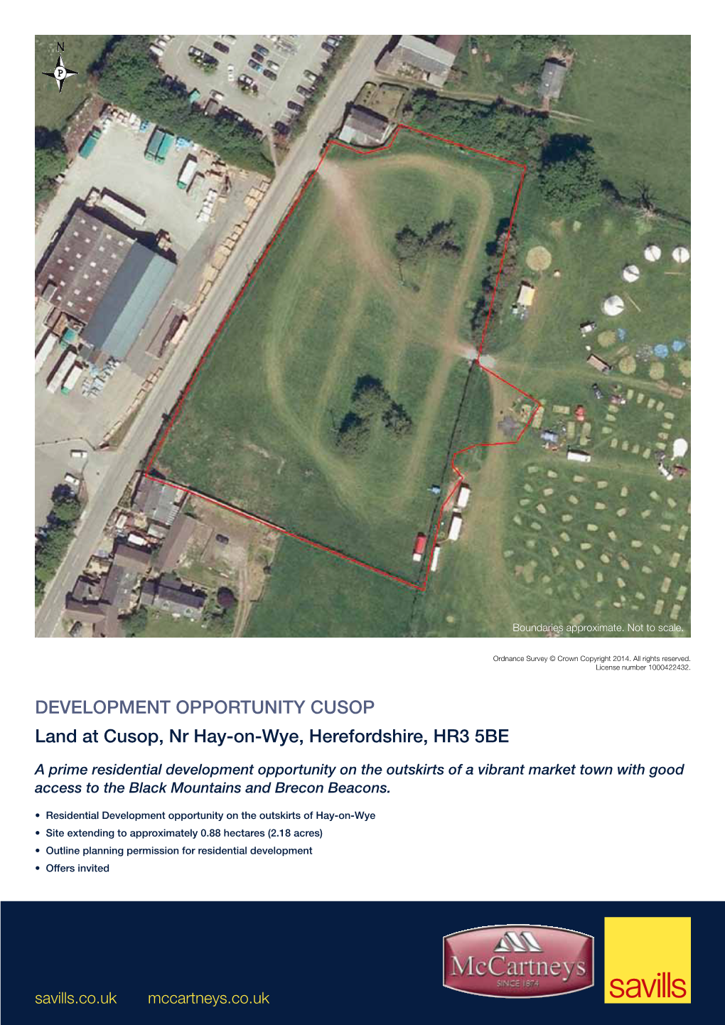 Development Opportunity Cusop Land at Cusop, Nr Hay-On-Wye, Herefordshire, HR3 5BE