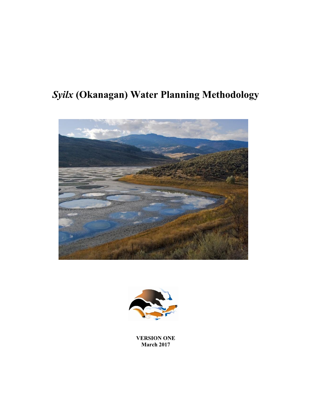 Syilx (Okanagan) Water Planning Methodology