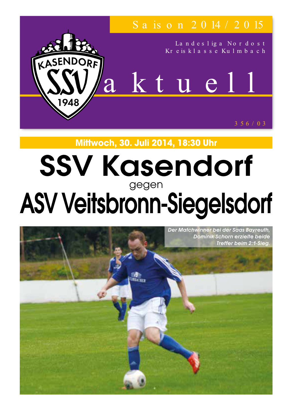 SSV Kasendorf ASV Veitsbronn-Siegelsdorf