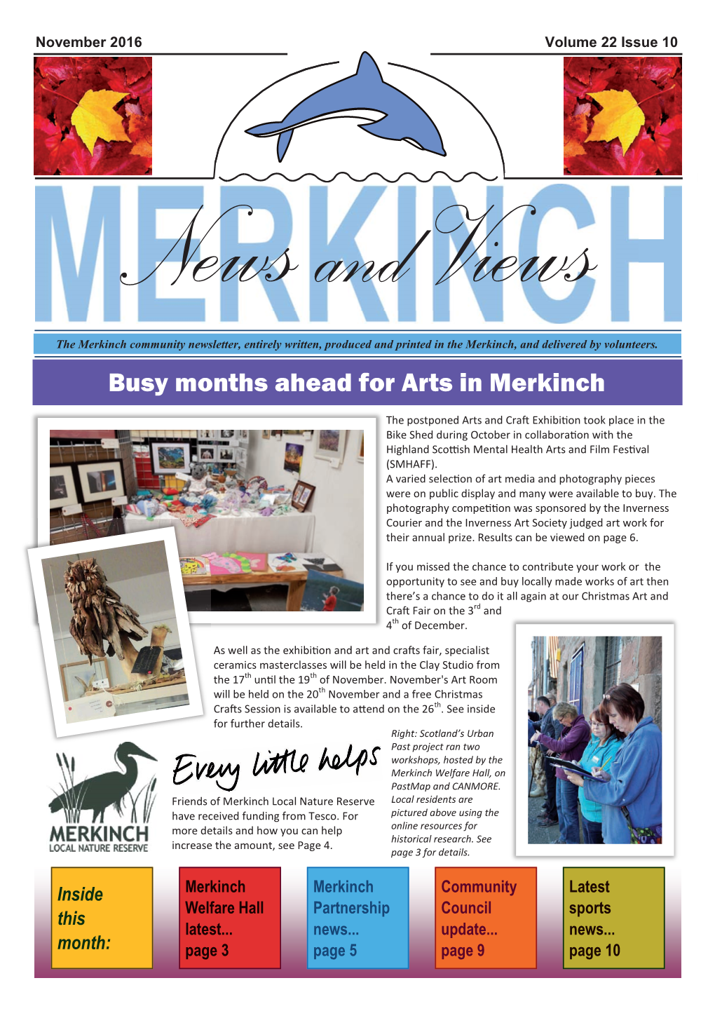 Busy Months Ahead for Arts in Merkinch