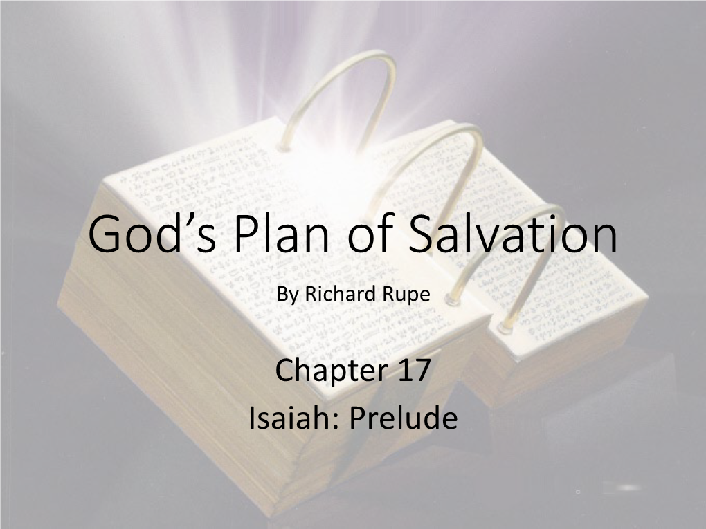 God's Plan of Salvation