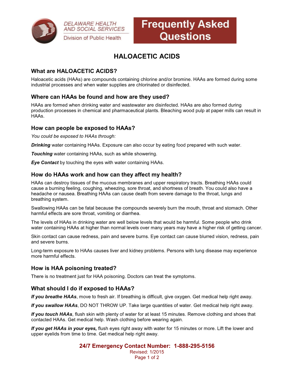 Haloacetic Acids