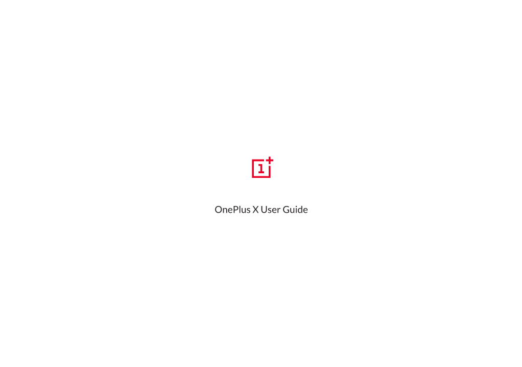 Oneplus X User Guide Index