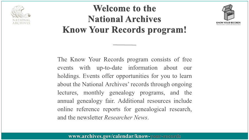 ACCIDENTAL GENEALOGY DAY TWO Ray Bottorff Jr Archivist, Textual Processing National Archives at College Park (Archives II) SELECTIVE SERVICE SYSTEM*