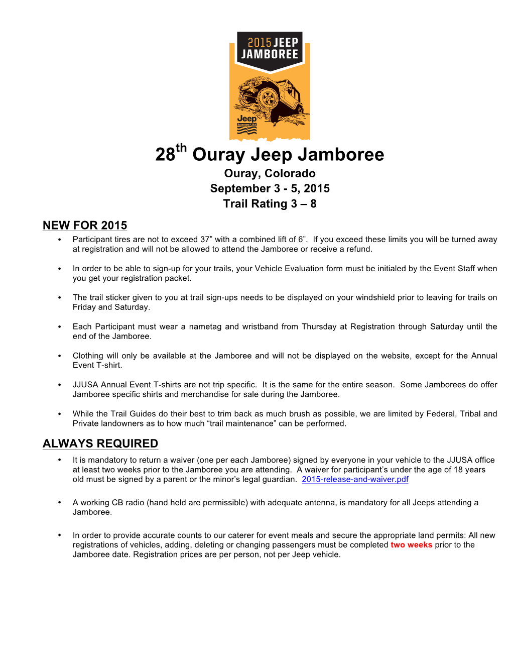 28 Ouray Jeep Jamboree