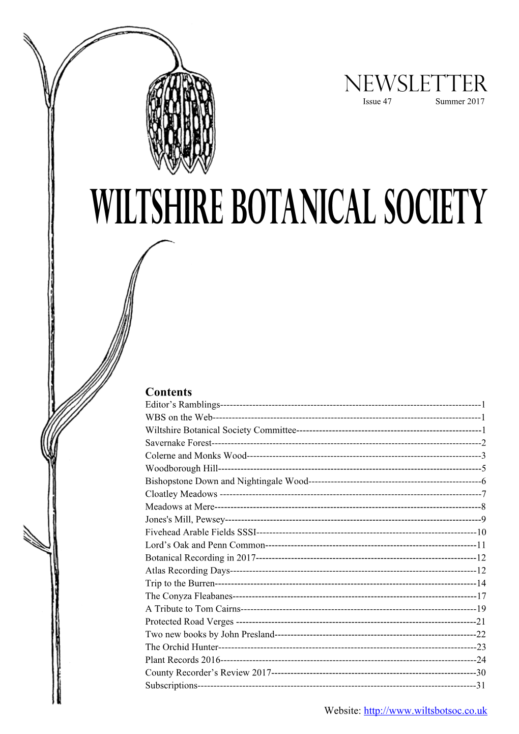 Wiltshire Botanical Society