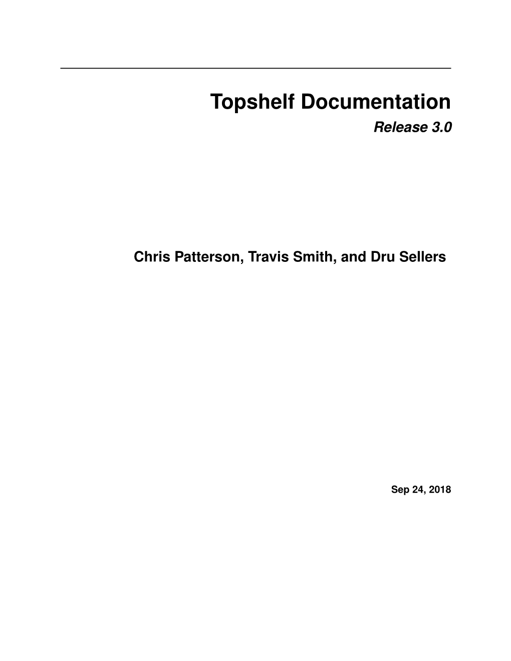 Topshelf Documentation Release 3.0