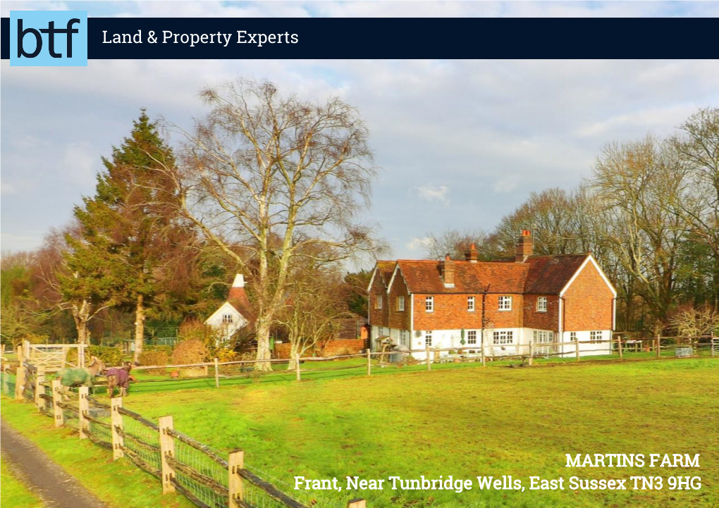 Land & Property Experts MARTINS FARM Frant, Near Tunbridge Wells