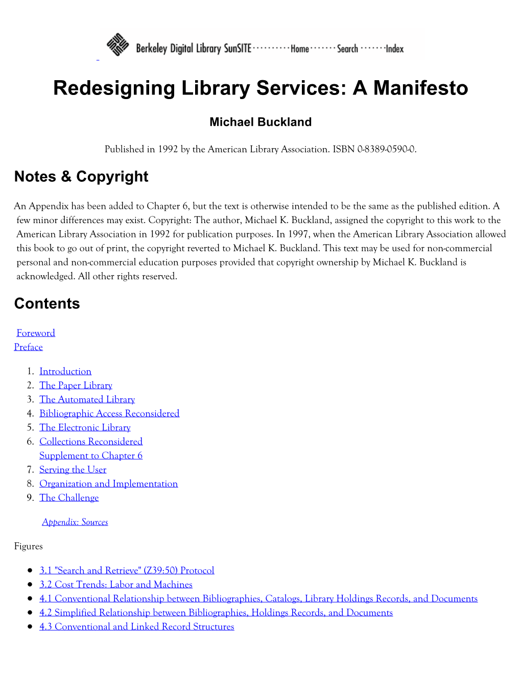 Redesigning Library Services: a Manifesto (HTML)