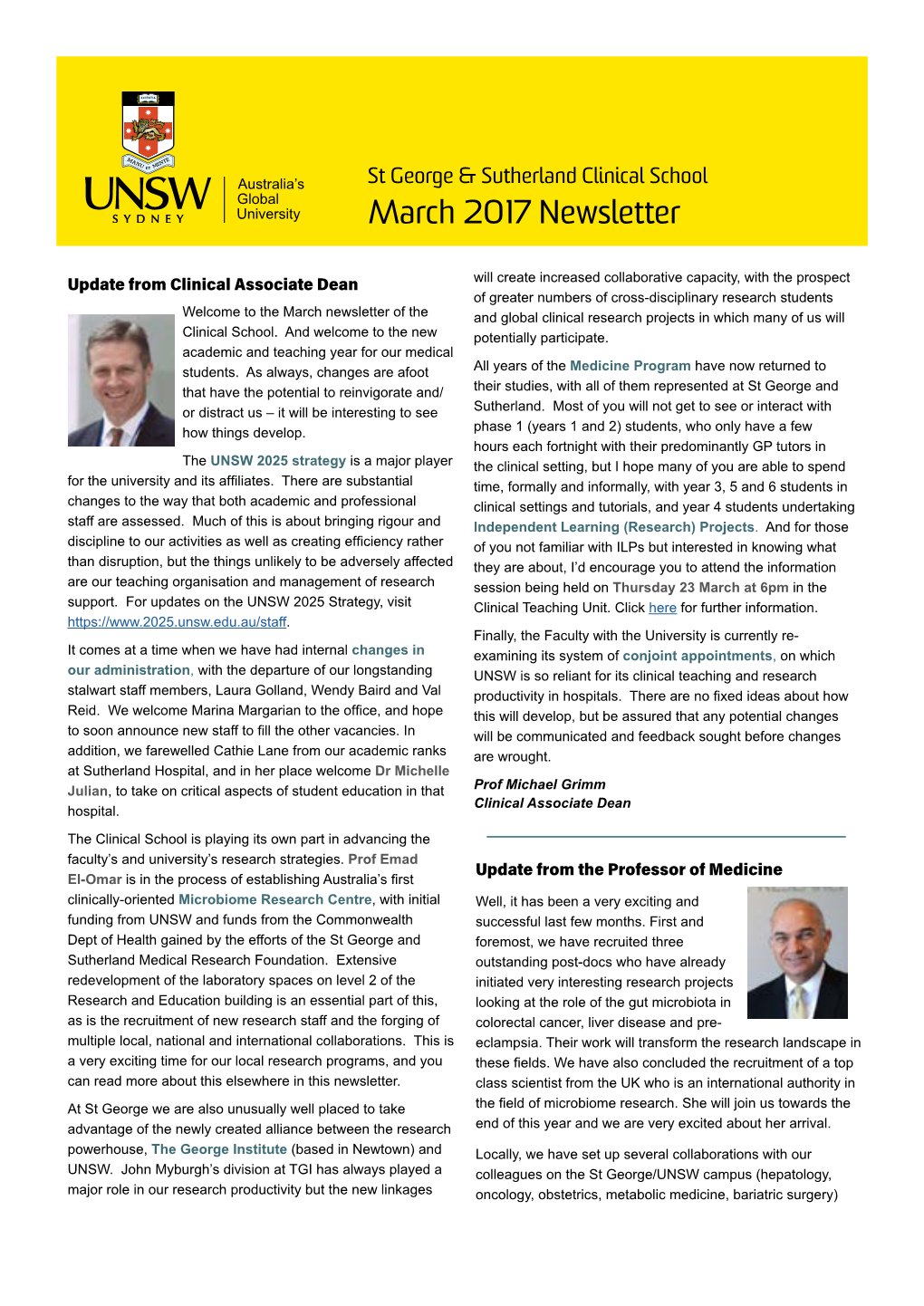 March 2017 Newsletter