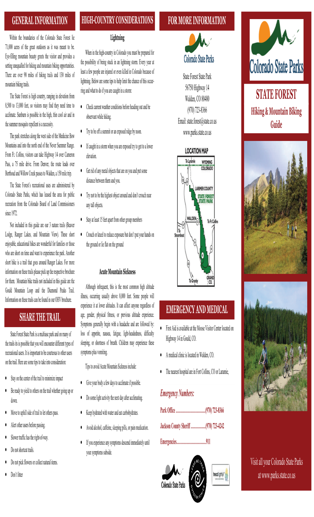 Hiking & Mountain Biking Guide