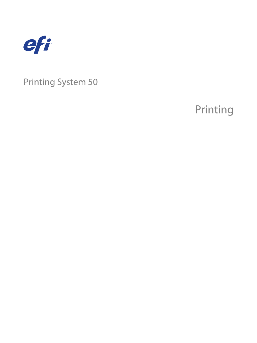 Printing System 50