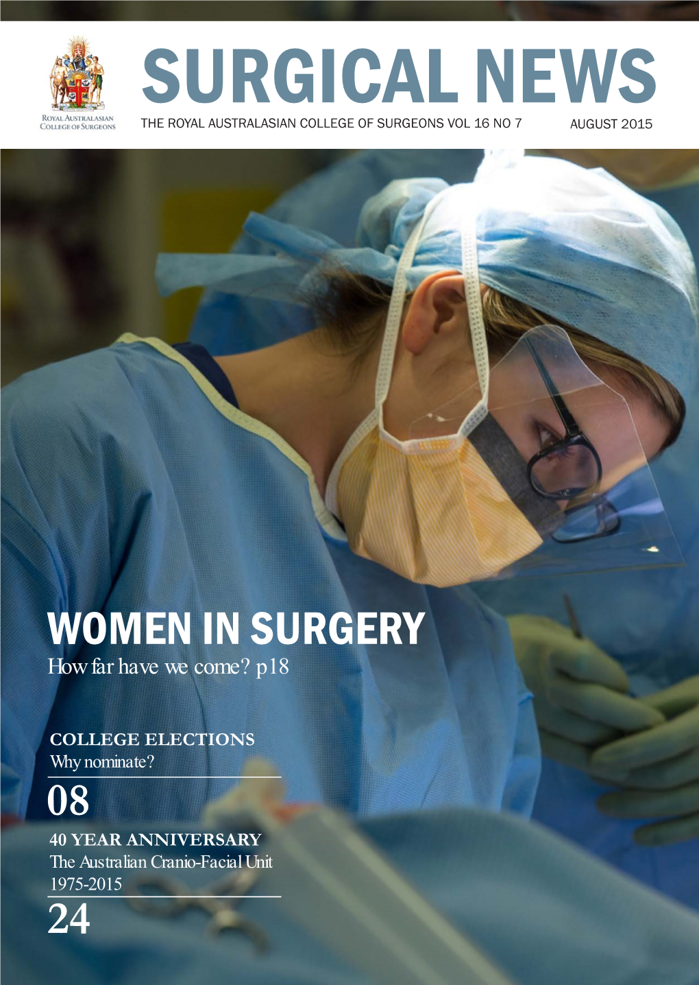 Surgical News August Vol 16 No 7