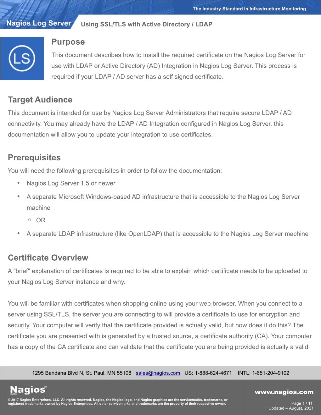 Using SSL/TLS with Active Directory / LDAP