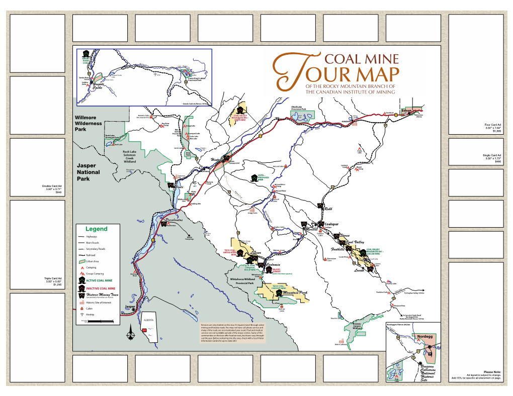 Legend Mercoal Steeper Diss Mystery 40 Coalspur Lake Cabin Highways Miette Sterco Hotsprings Shaw 16 Mary Gregg Main Roads Lake Coal Valley