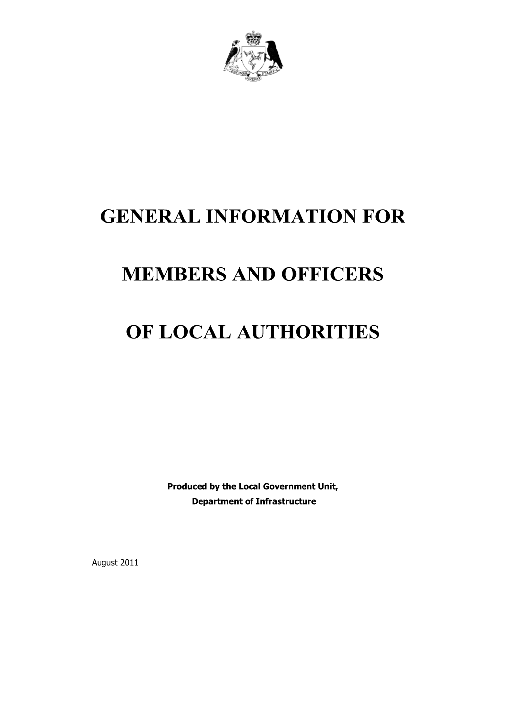 General Information for Members and Officers of Local Authorities