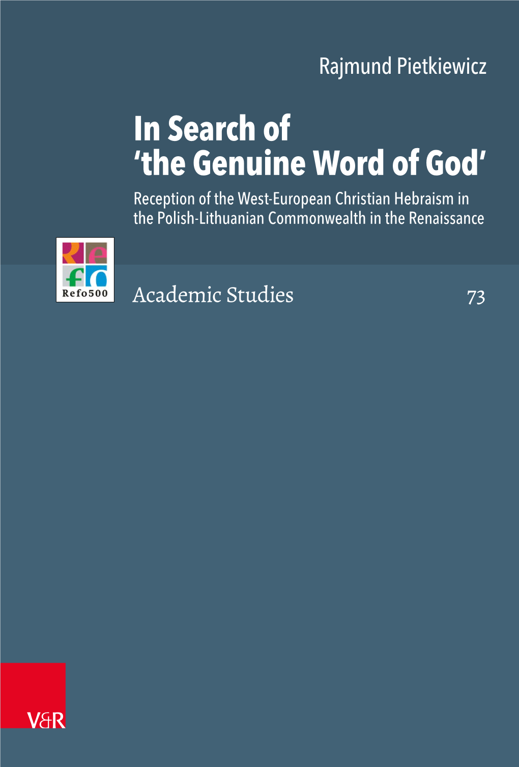 In Search of 'The Genuine Word of God'