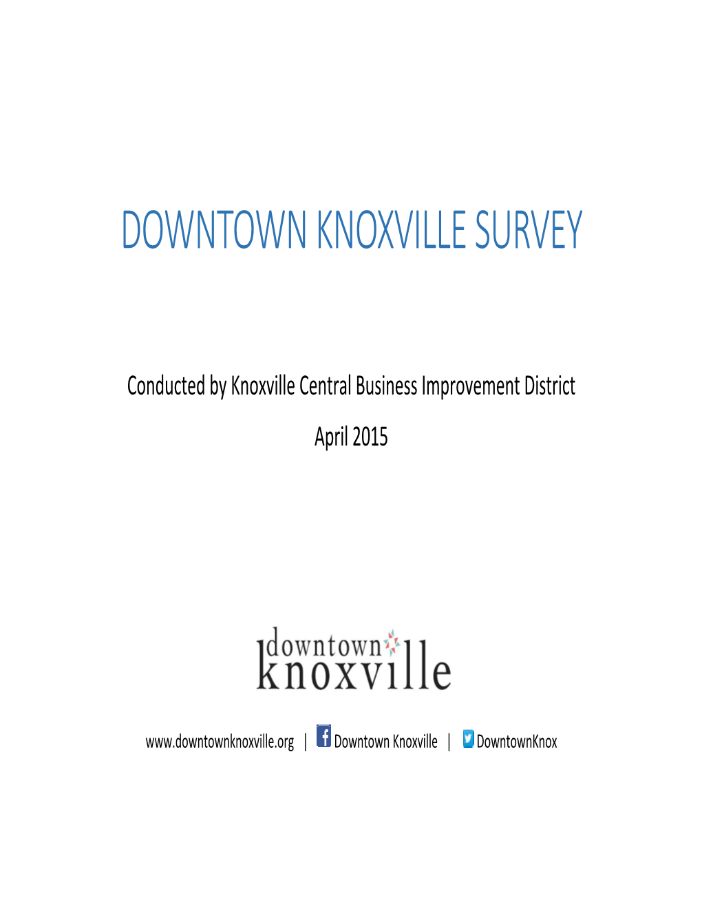 Downtown Knoxville Survey
