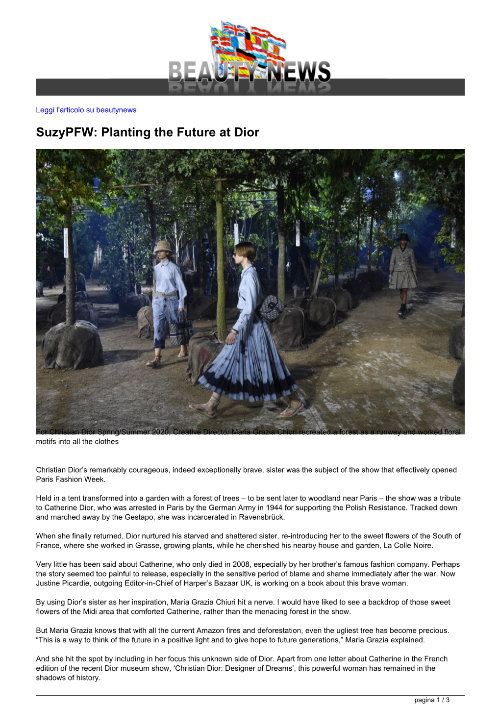 Suzypfw: Planting the Future at Dior