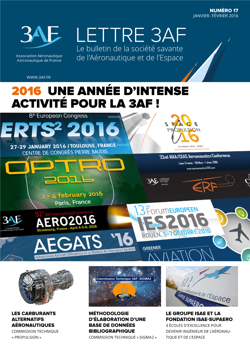 LETTRE 3AF Le Bulletin De La Société Savante Association Aéronautique Astronautique De France De L’Aéronautique Et De L’Espace