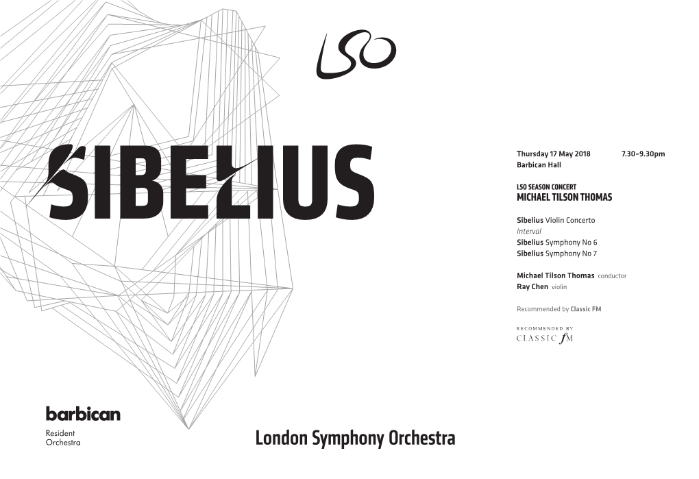 Sibelius Violin Concerto Interval SIBELIUS Sibelius Symphony No 6 Sibelius Symphony No 7