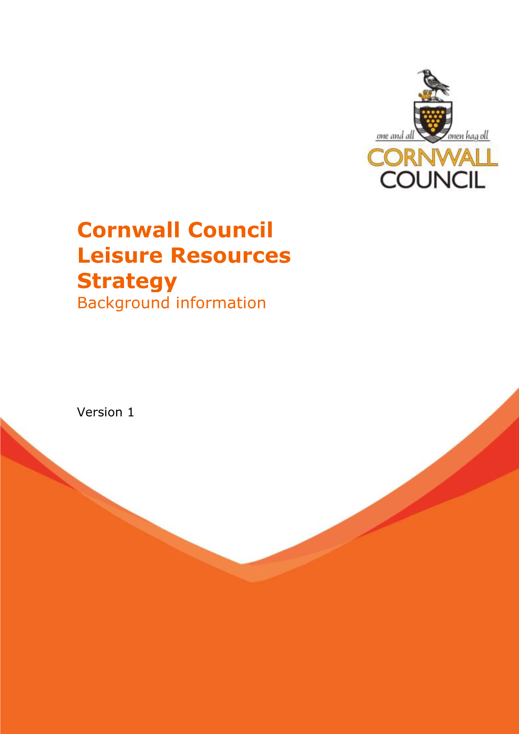 Cornwall Council Leisure Resources Strategy