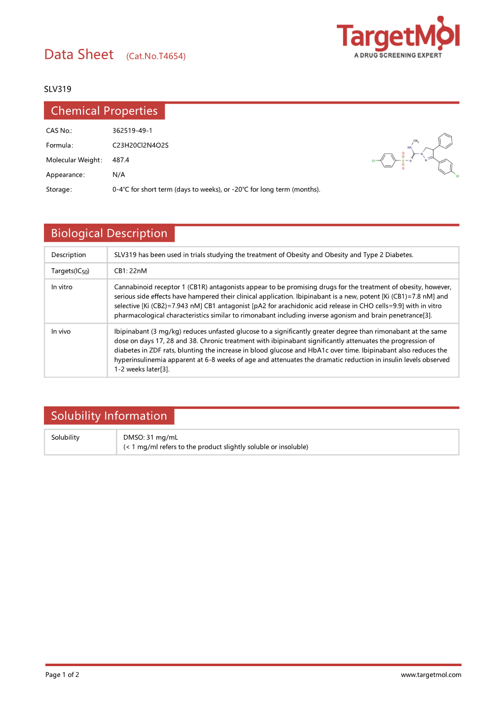 Chemical Properties Biological Description Solubility