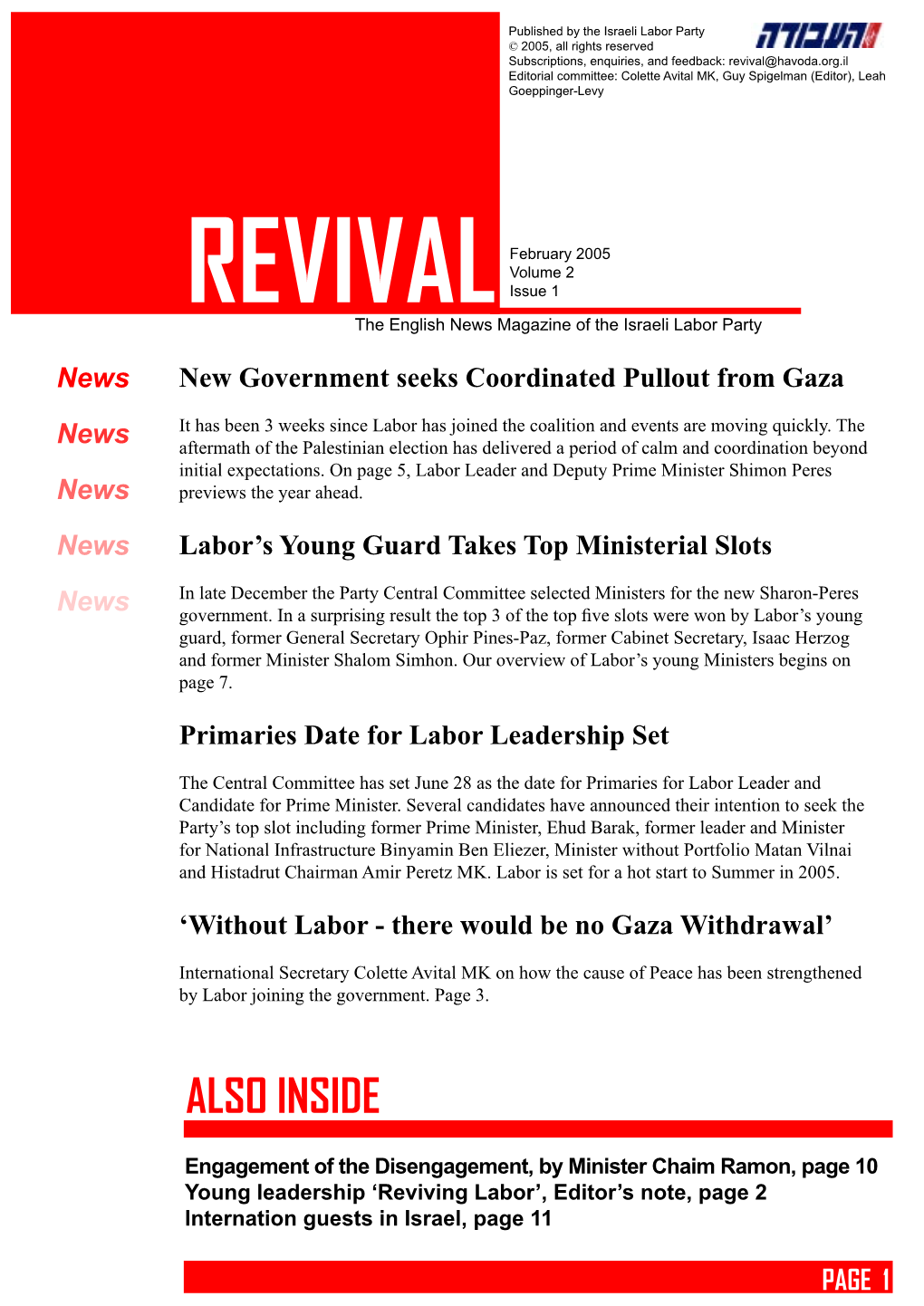 Revival Vol 2 Issue 1 Feb 2005.Indd