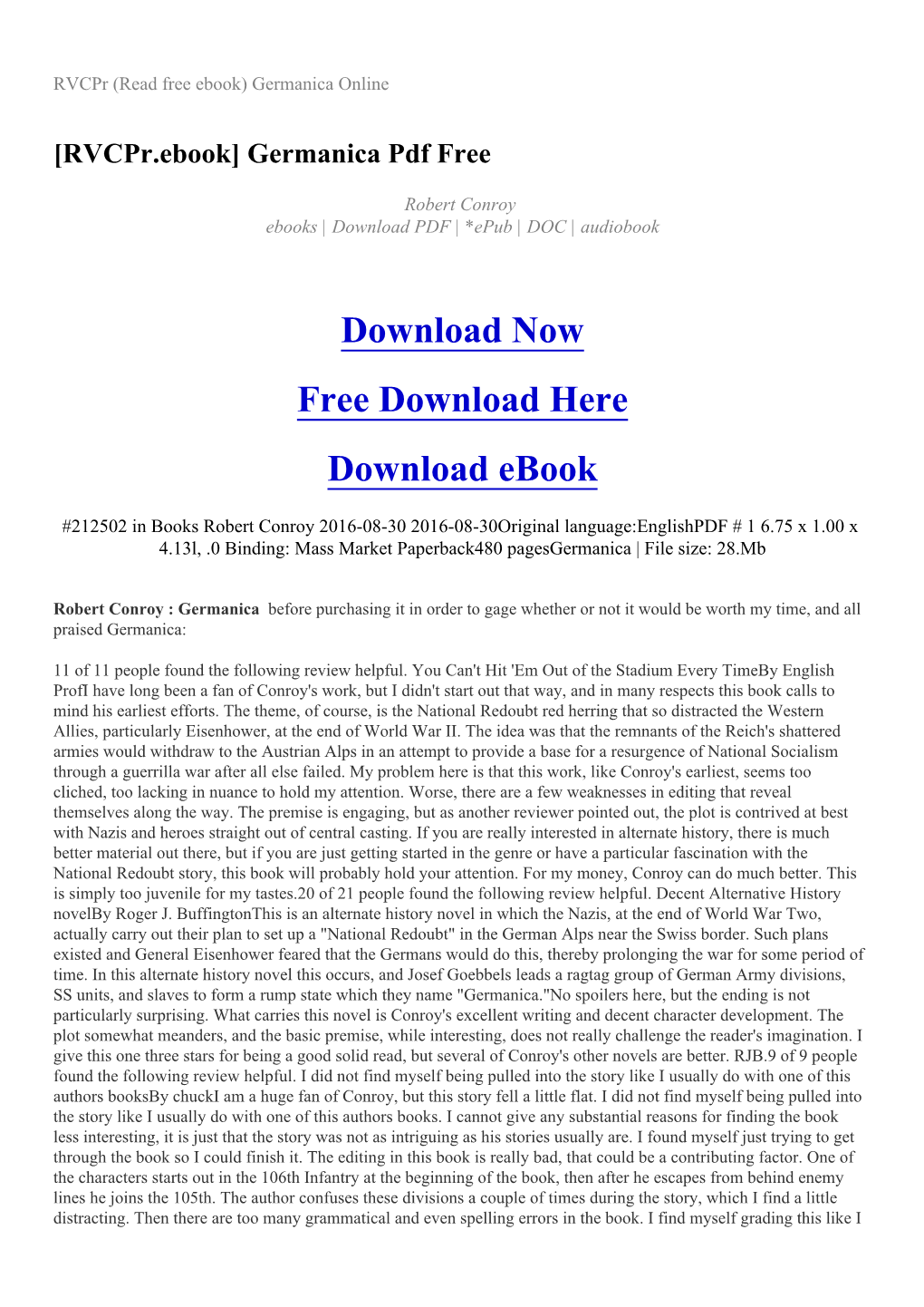 Rvcpr (Read Free Ebook) Germanica Online