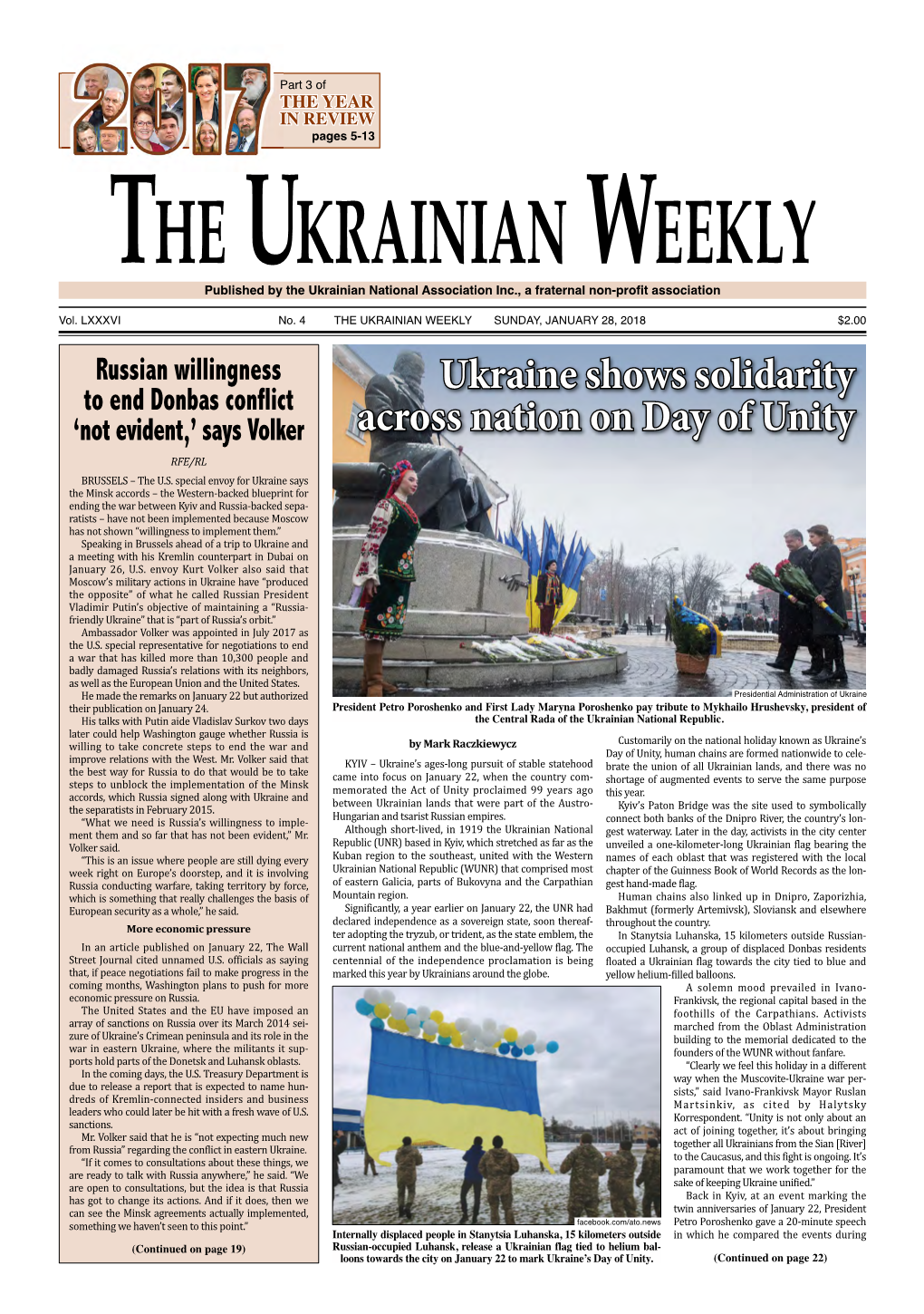 The Ukrainian Weekly, 2018