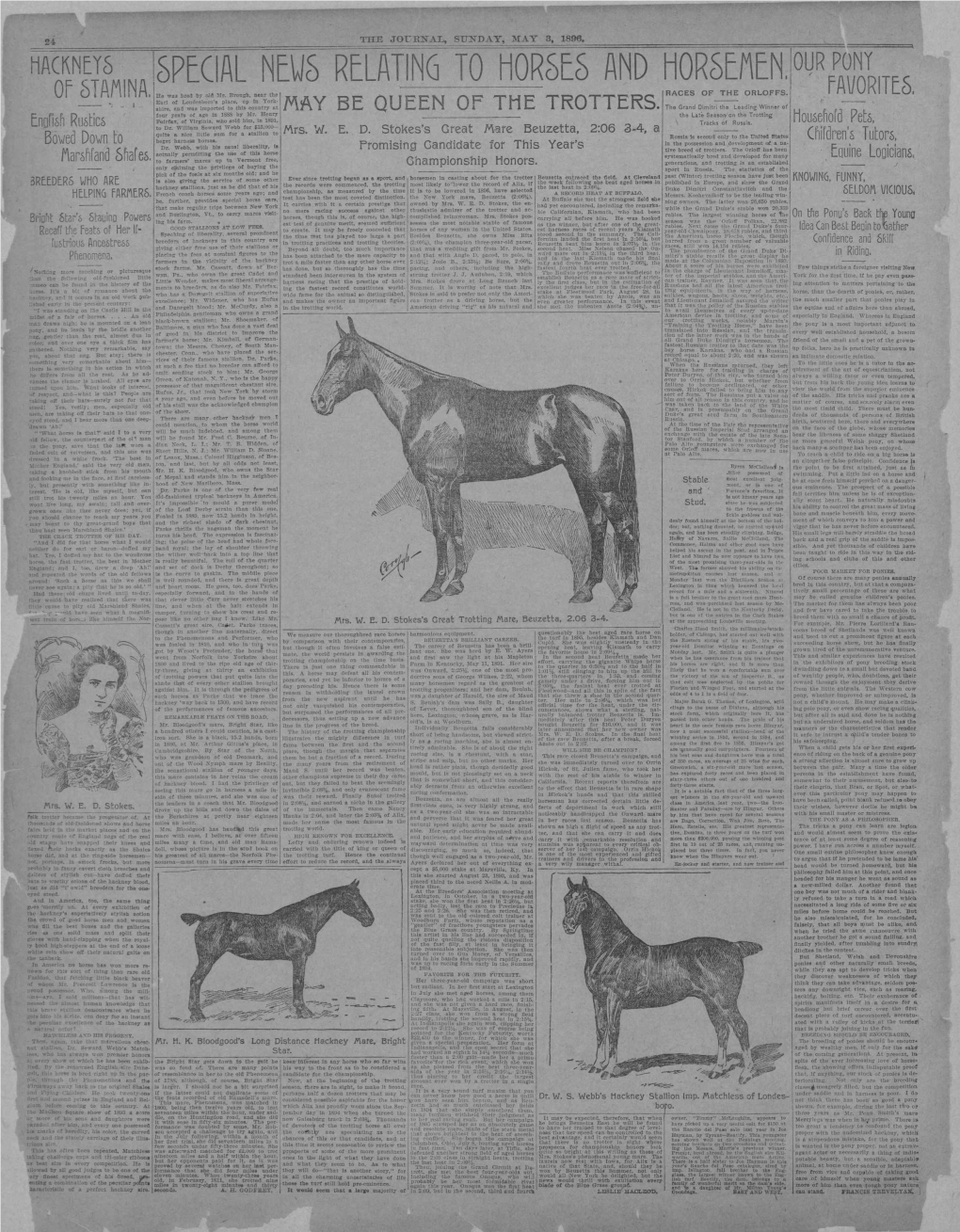 Special Neus Relating to Horses and Horsemen. ' Races of the Orloffs