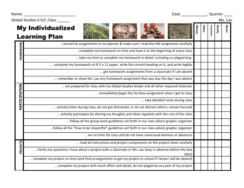 Individualized Learning Plan for Physics