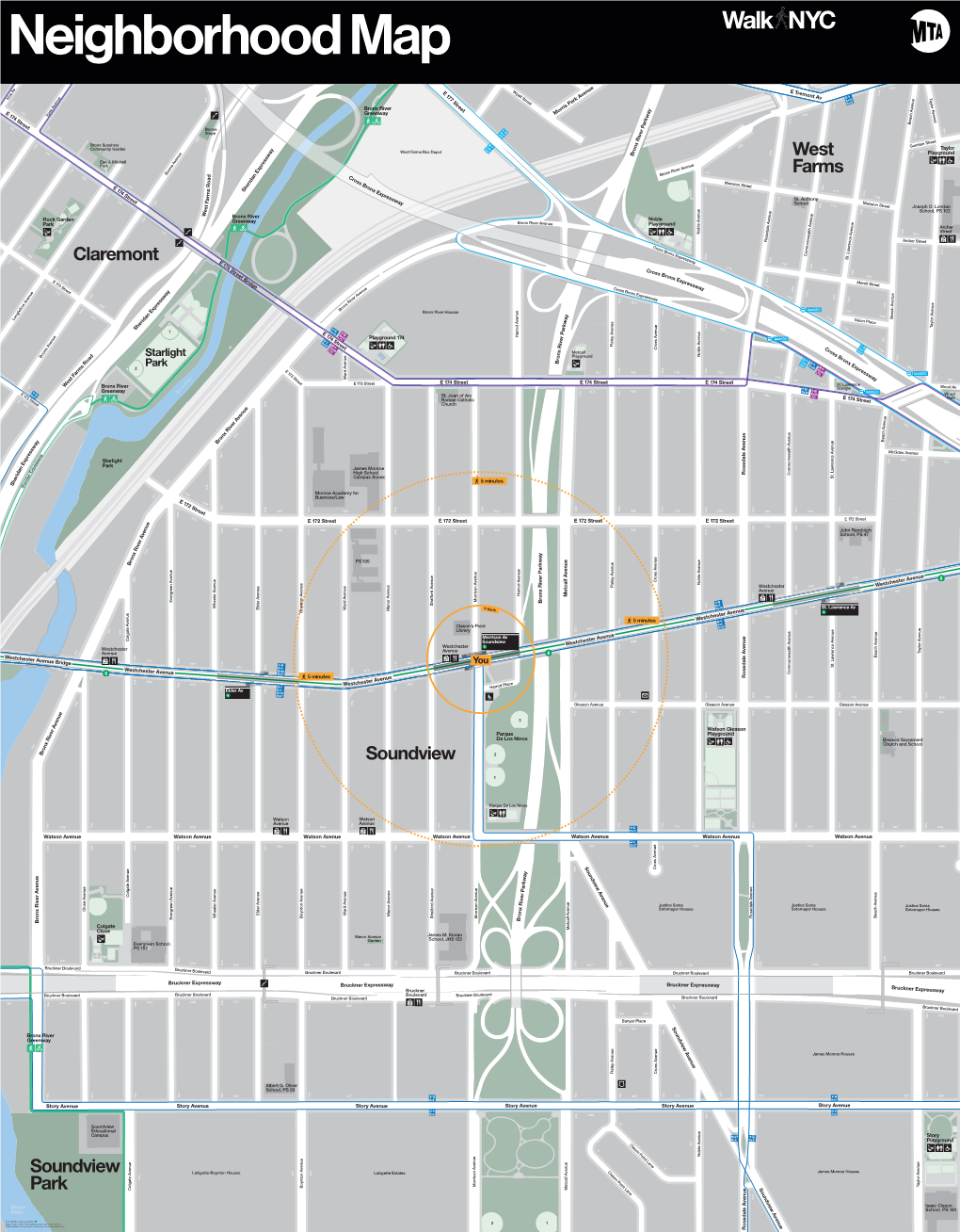 Morrison Av Soundview Map © City of New York