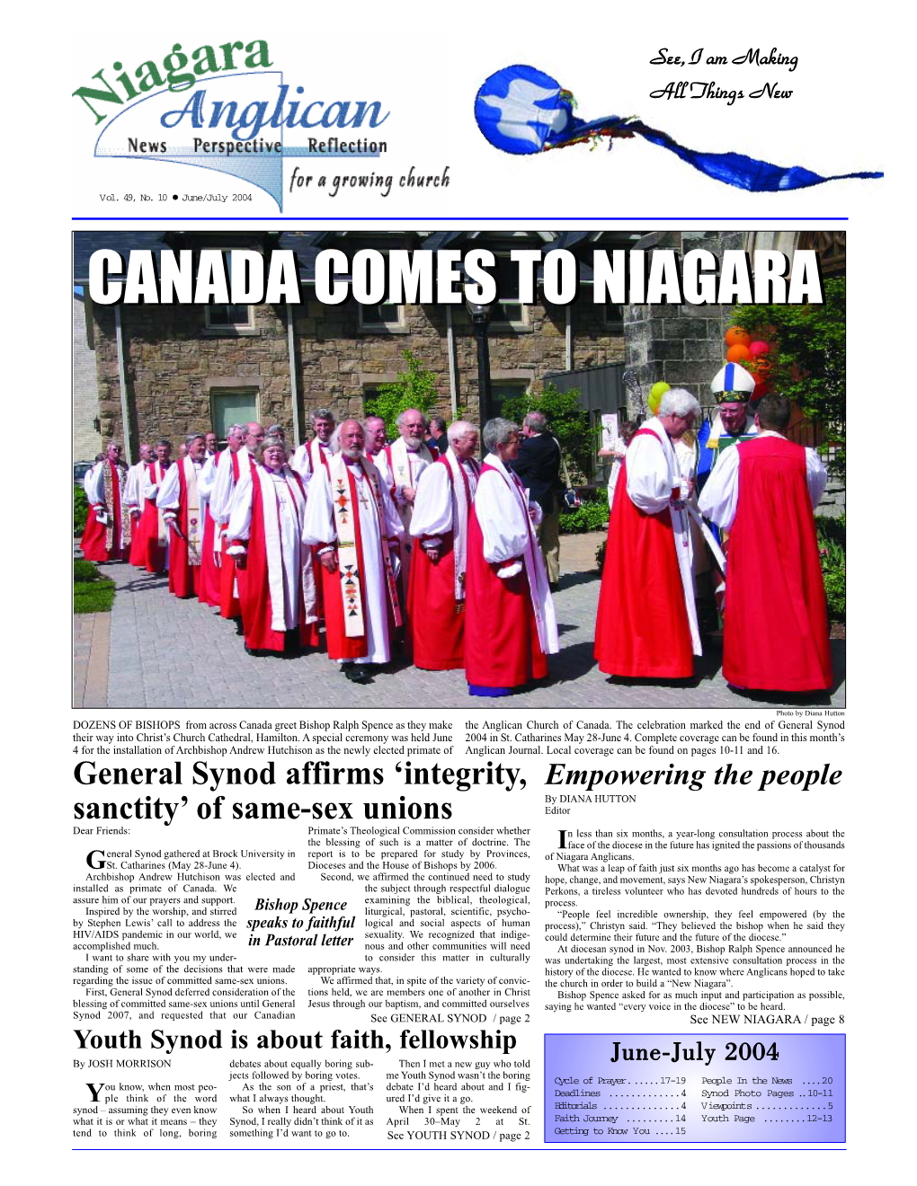 Niagara Anglican Newspaper