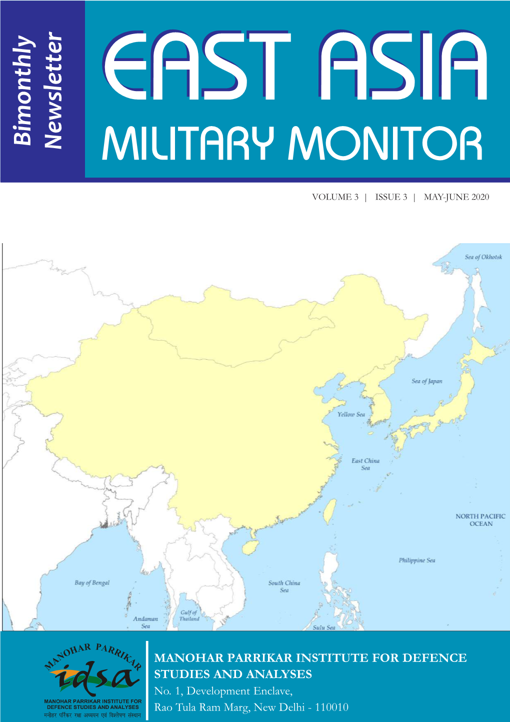 East Asia Military Monitor- Vol 3 Issue 3 May-June 2020.Pmd