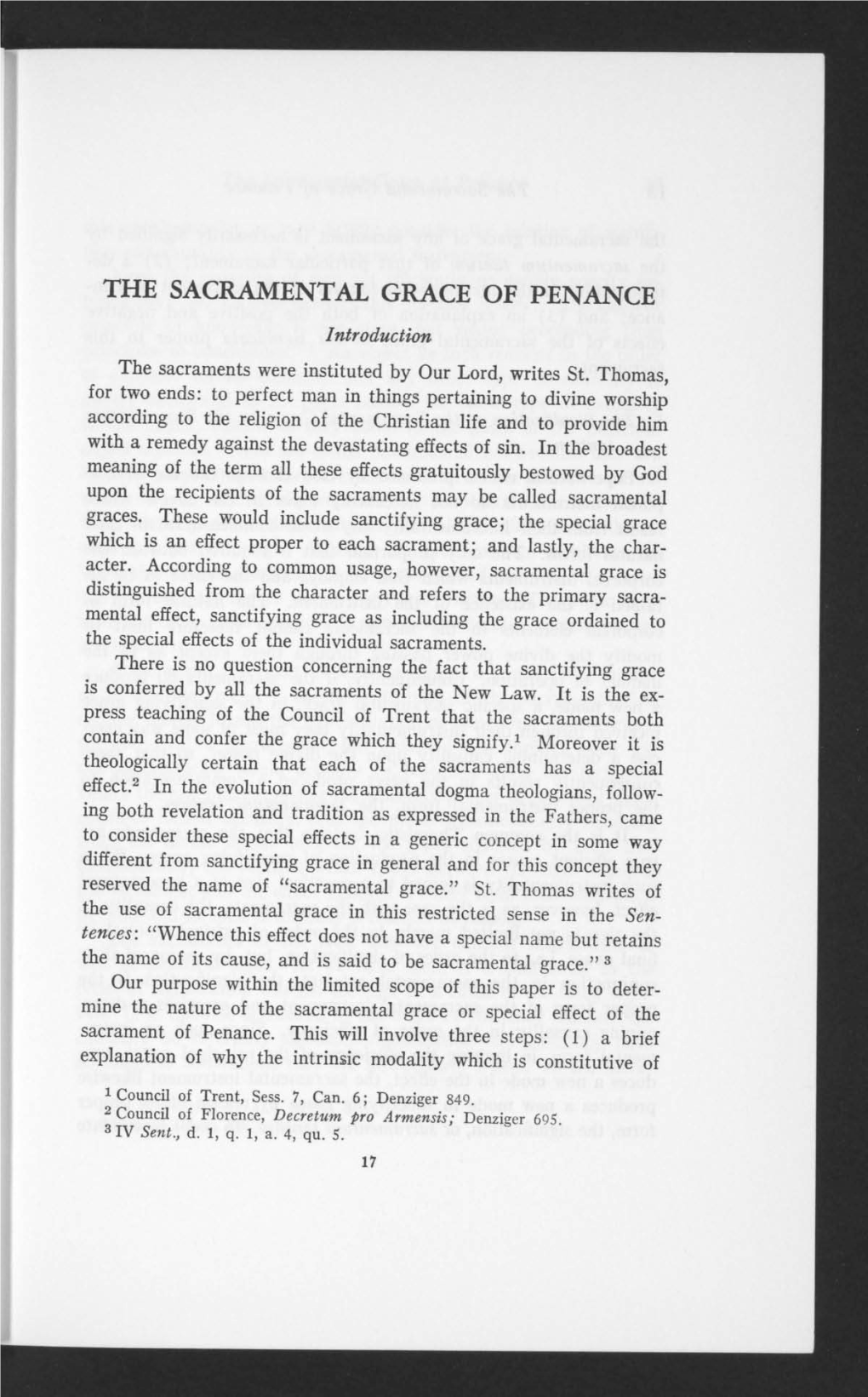 The Sacramental Grace of Penance