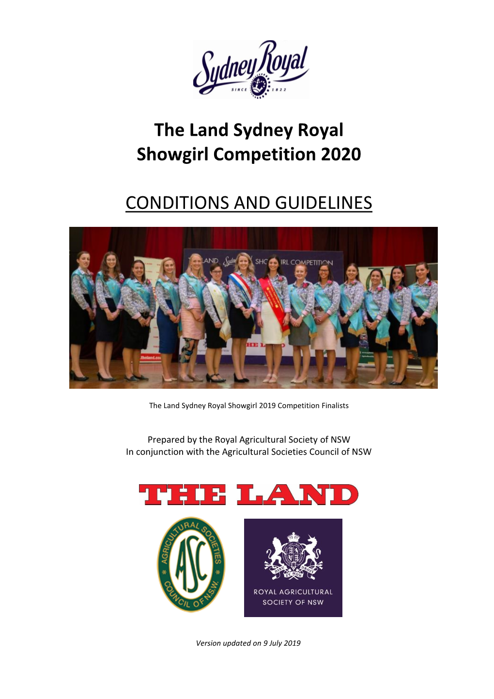 The Land Sydney Royal Showgirl Competition 2007